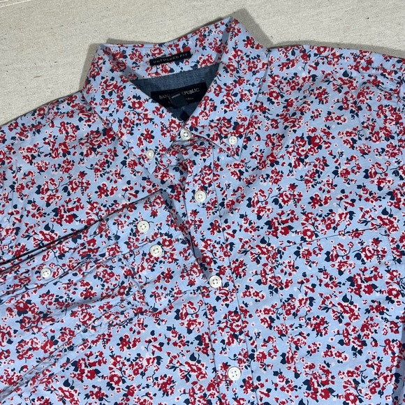 Banana Republic Other - Banana Republic Mens Floral Untucked Fit Button Down Shirt - Size‎ M